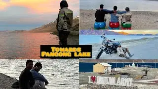 Diskit to Pangong Lake | Pune to Ladakh EP-6 on Jawa42FJ | #jawa42fj #pangonglake #punetoladakh 