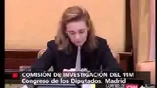 Ponencia de Pilar Manjón en la Comisión de Investigación del 11M