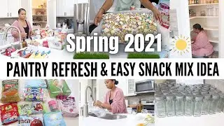PANTRY ORGANIZATION! SPRING CLEANING 2021 | HOW TO ORGANIZE YOUR PANTRY