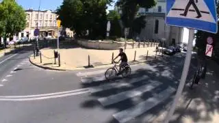 Lublin Rowerem 3/10,  Skręcanie w lewo