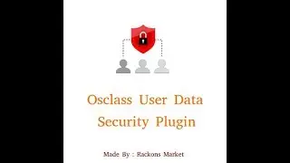 Osclass User Data Security Plugin - Made By Rackons Market #osclass #osclassmarket #rackons