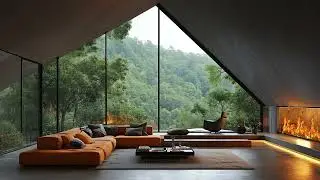 Biophilic Woodland Retreat: A Cozy Indoor-Outdoor Living Experience 🌳✨
