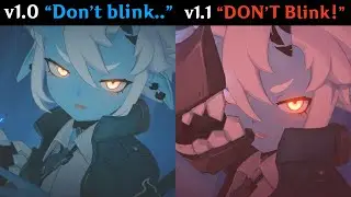 EN Soukaku voice changes [Old v1.0 vs New v1.1]