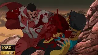 Omni-Man Nearly Kills Invincible - Omni-Man vs Invincible | Invincible 1x08 Final Episode