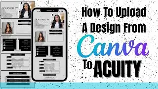How To Upload A Design From Canva To Acuity Scheduling Site | ArtivaStudios