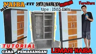 Tutorial pemasangan Lemari plastik NAIBA GANTUNG EBONY