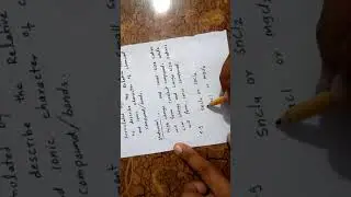 Fajan,s Rule (important concept in inorganic chemistry)