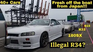 RHD Specialties JDM car shipment at Port of Tacoma overseas roro cars importing shipping USA
