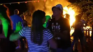 Sobótka w Głuchowkach 2025 - wielkie ognisko w noc świętojańską