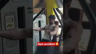 Gym accident happened with me😰 #gymaccident #gym #accident #brokearms #arms #bodybuilding #workout