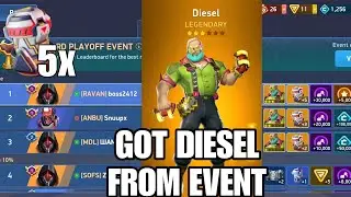 Collecting new pilot DIESEL | HELMUT | MECH ARENA