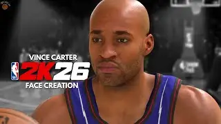 Vince Carter Face Creation NBA 2K26