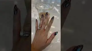BROWN + CHROME NAILS 💅