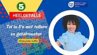 Tel vorentoe en agtertoe in 5'e met tellers en getalrooster (2023) | Heelgetalle