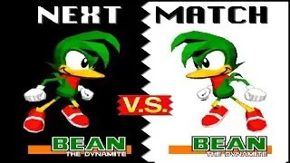 Bean VS Clone Bean - Sonic The Fighters
