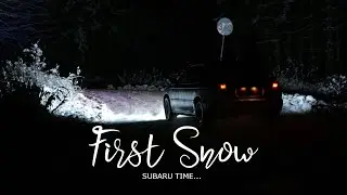 FIRST SNOW DRIFT! ❄️ LEGENDARY SUBARU IMPREZA & LEGACY | AWD SLIDES 4K