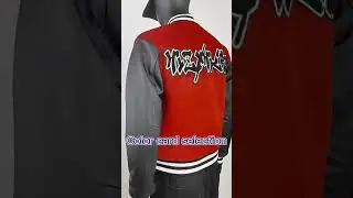 Wool Chenille Embroidery Baseball Letterman Jackets Men Leather Sleeve Varsity Jacket