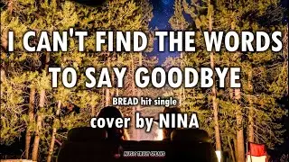 I CAN'T FIND THE WORDS TO SAY GOODBYE - NINA - with lyrics