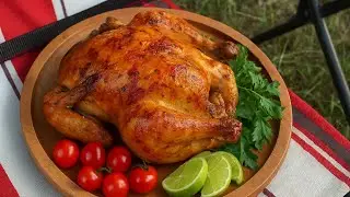 Camping Food Idea 🔥 Foil Chicken Cooked in Fire