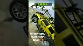 Off ROADING MAHINDRA THAR IN SNOW 🥵🥵🥵#shortvideo #shorts