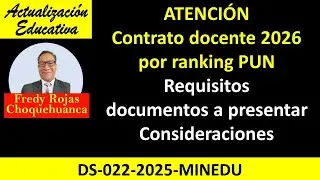 Teaching contract 2026 by PUN