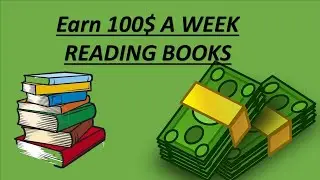 Earn 100$ a week reading books/ Earn money online 2022/Earn money online 10$ a day/ Work from home.