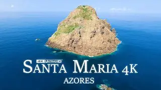 Santa Maria Island | 4K 1 Hour Cinematic FPV Drone With Calming Music