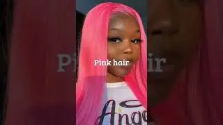 Pink hair inspo for black girls 💕 #pinkhair #hairstyles