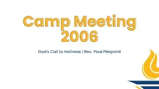 GBSC Chapel || God's Call to Holiness (Rev. Paul Pierpoint)