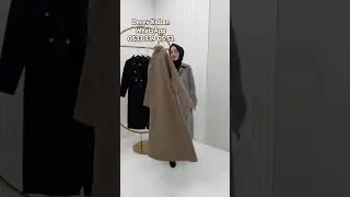 Derev Kaban | Kaşe Kaban Modelleri |MODACEREN TESETTUR GİYİM