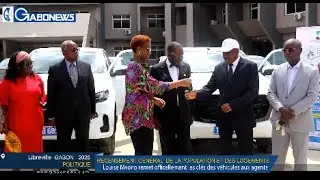 GABON/POLITIQUE: Louise Mvono remet officiellement les clés des véhicules aux agents du RGPL
