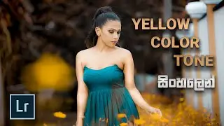 Yellow Color Tone | Lightroom Tutorial ( Sinhala )