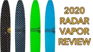 2020 Radar Vapor Slalom Water Ski Review - Radar Vapor Pro Build, Lithium, Graphite Waterski