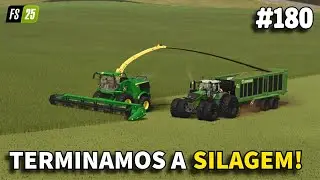 #180 Começar do ZERO! MUITA SILAGEM! Colheita de Milho e Preparo da Nova Safra| Farming Simulator 25