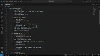ARRAY IMPLEMENTATION OF CIRCULAR QUEUE