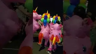 UNICORNS ASSEMBLE! @West Hollywood Halloween Carnaval #wehohalloween #halloween2023 #shorts