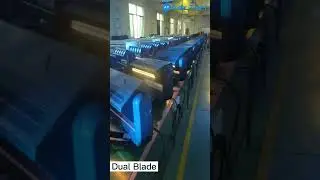 Dual Blade 560 LED Wash Strobe Hybrid Light Infinite Movement Mover