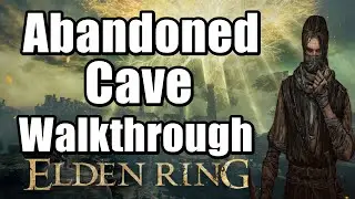 Elden Ring Abandoned Cave Walkthrough - How to Beat the Cleanrot Knights (Drop Golden Scarab)