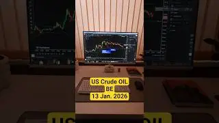 Trading US Crude OIL in BE (13 Jan. 2026) #shorts #trading #forex