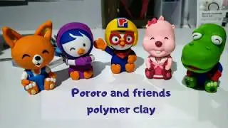 How to make Pororo / Polymer clay cake topper /  polymer clay Tutorial / polymer clay sculpture