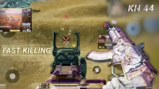 NO RECOIL in MID RANGE + FAST KILLING | BEST KN44 GUNSMITH CODM | CODM BR GAMEPLAY
