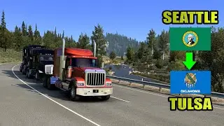 International HX520 | Long Delivery | Seattle to Tulsa | American Truck Simulator | Logitech G29