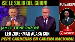 &iexcl;SE LE SALI&Oacute; DEL GUI&Oacute;N! Leo Zuckermann DEJA MUDO a Pepe C&aacute;rdenas al hablar de TRUMP