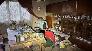 🏚️ Hrôzostrašne pôsobiaci opustený dom, plný zariadenia s funkčnou elektrikou 🇸🇰 #urbex