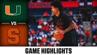 Miami vs. Syracuse Game Highlights | 2025-26 ACC Men's Basketball