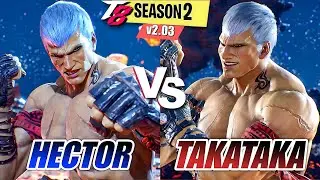 Tekken 8 High Level Matches | HECTOR (Bryan) vs TAKATAKA (Bryan)