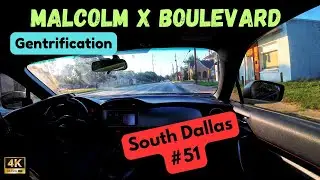 Gentrification of South Dallas, TX | Day Driving Through Malcolm X Blvd | Sept. 2025 | #BRZ |