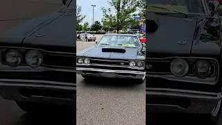 1969 Dodge Super Bee Classic Car Drive By Engine Sound Troy Traffic Jam Car Show 2024