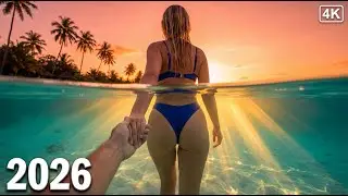 Deep House Beach Paradise 2026 🏖️ Chill & Vocal Vibes | 4K UHD