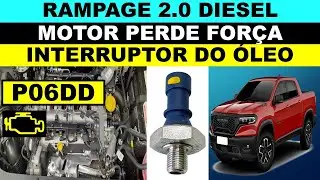 P06DD Rampage 2.0 diesel motor perde força, qual a causa? Interruptor do óleo do motor